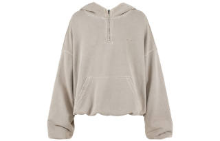 UNDERWATER Sweatshirts Unisex Khaki Hooded Moderate Heavyweight