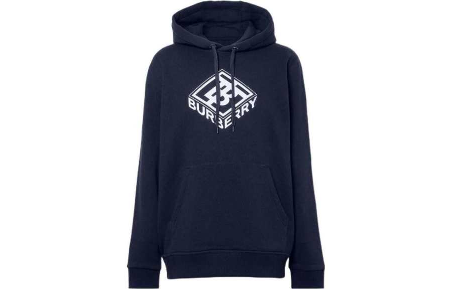 Burberry FW22 Sweatshirt Men's Navy Blue