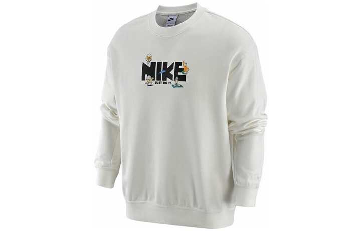 Nike Nike Sweatshirts Men's Gray Crew Neck Moderate Regular