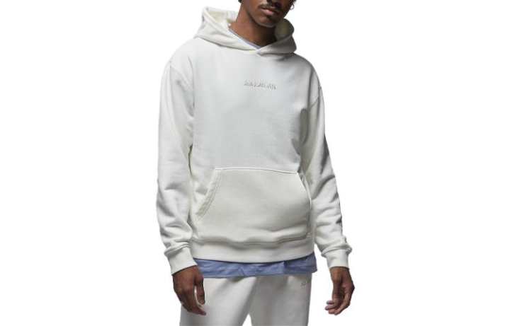 Jordan Jordan Sweatshirts Men's White Hooded Moderate Regular
