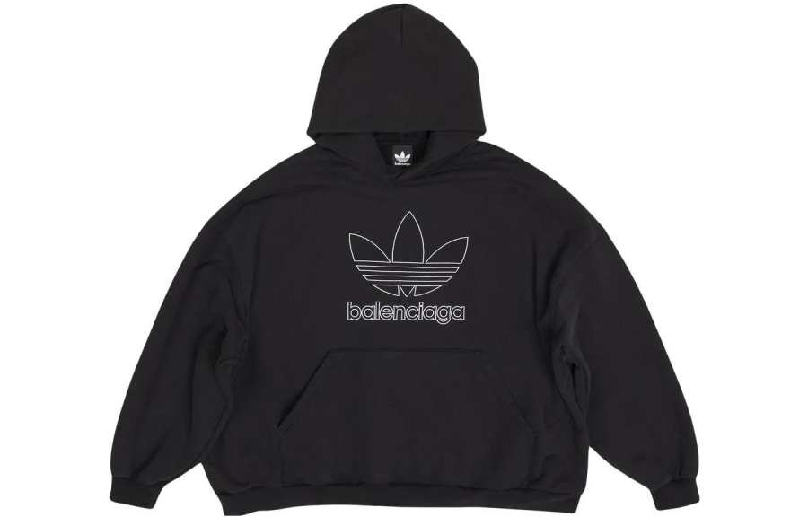 Balenciaga Sweatshirt Loose Fit Unisex Black