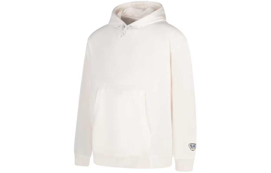 ASICS Sweatshirts Unisex White Hooded Moderate Regular