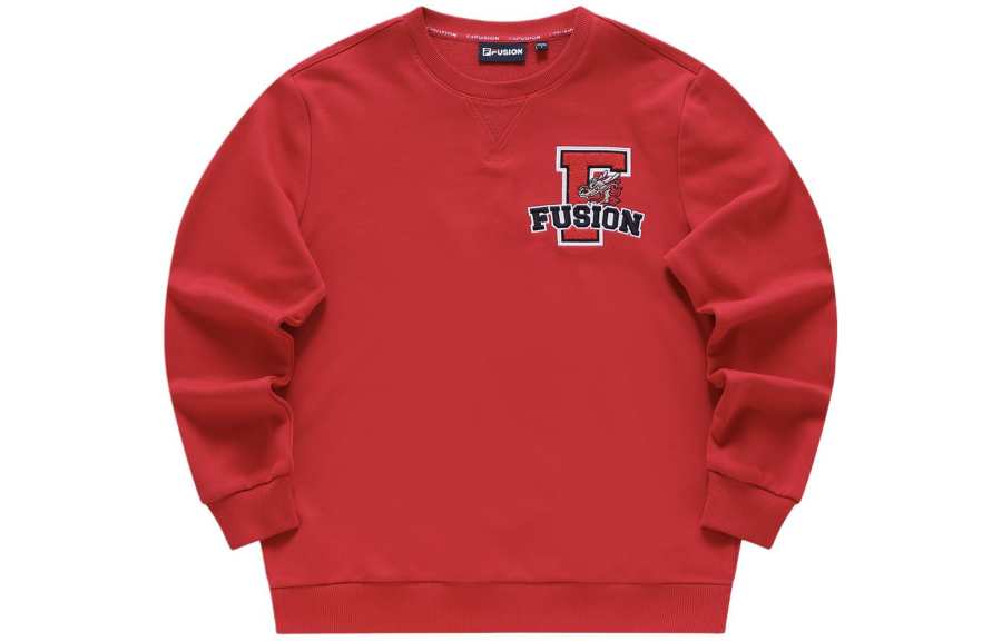 FILA FUSION CULTURE Sweatshirt Men's Ai Le Red Blue