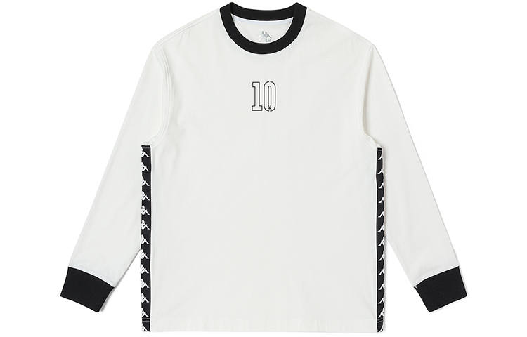 Kappa Sweatshirts Men's Korean White 012 Crew Neck Moderate Regular