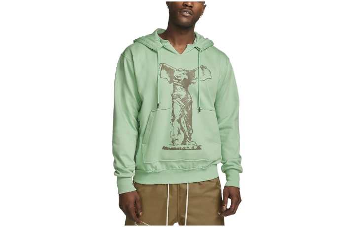 Nike Nike Dri Fit Sweatshirts Men's Green Enamel Hooded Moderate Regular