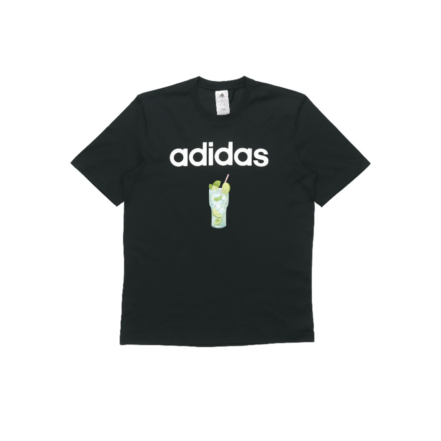 Adidas Adidas T Shirts Unisex Black Crew Neck Moderate Straight Fit