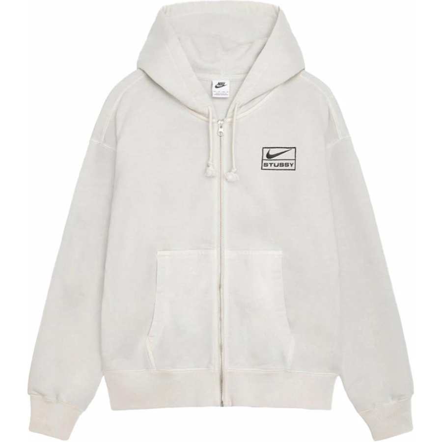 Nike Stussy X Nike Pigment Dyed Fleece Zip Hoodie Asia Sizing