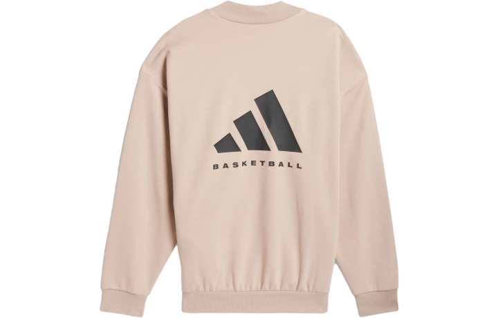 Adidas Adidas Sweatshirts Unisex Pearl Smoke Gray Crew Neck Moderate Regular
