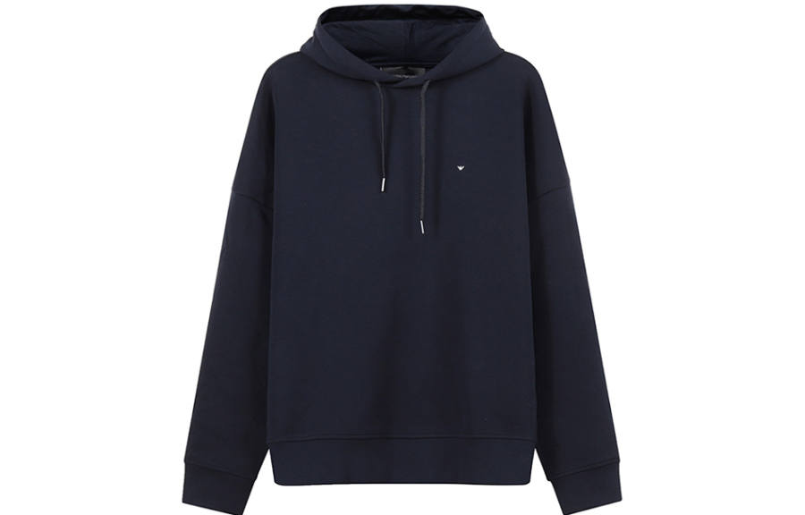 EMPORIO ARMANI Sweatshirts Men's Navy Hooded Moderate Regular
