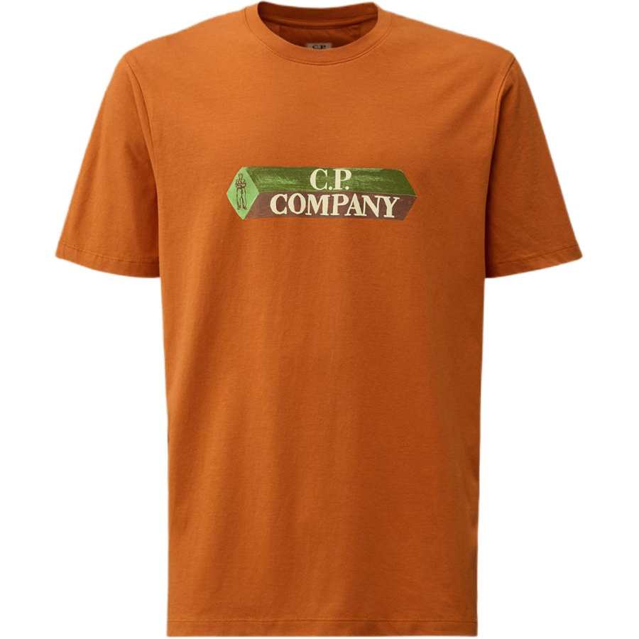 C.P.Company Logo print T shirt