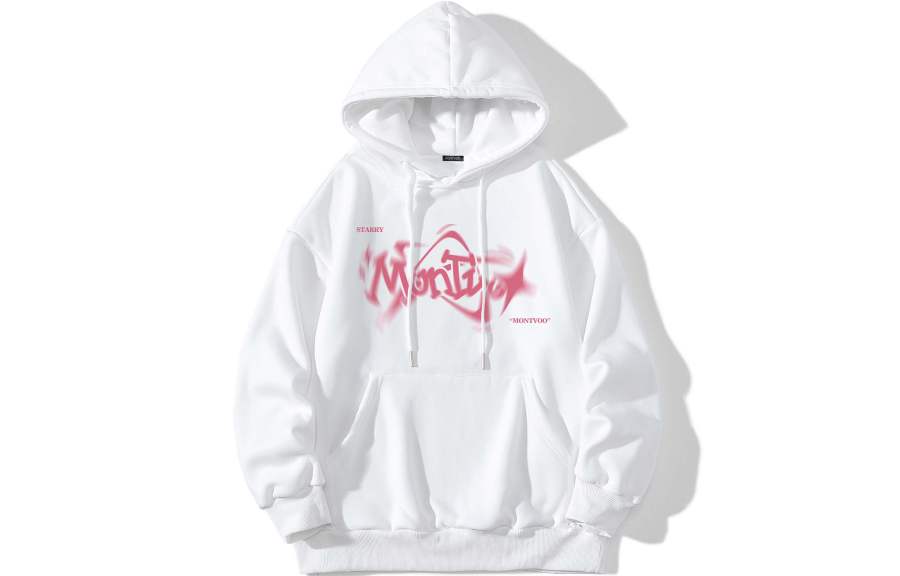 MONTVOO Sweatshirts Unisex Hooded Moderate Regular