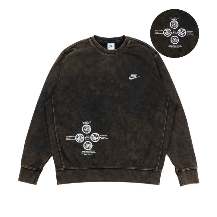 Nike Nike Sweatshirts Unisex Black Crew Neck Moderate Regular