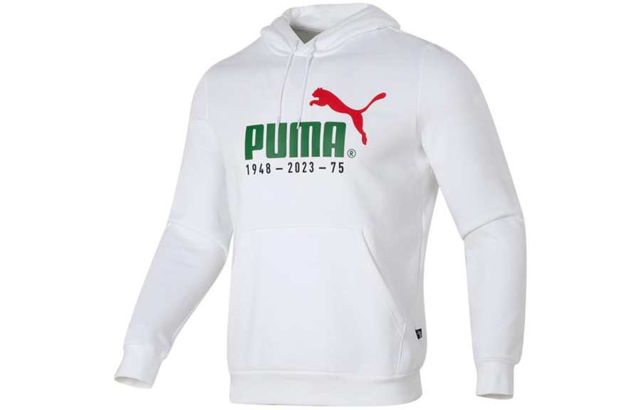 PUMA Sweatshirts Men's White Hooded Moderate Other