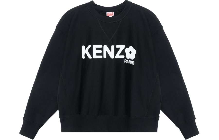 KENZO Kenzo logo-print crew-neck sweatshirt
