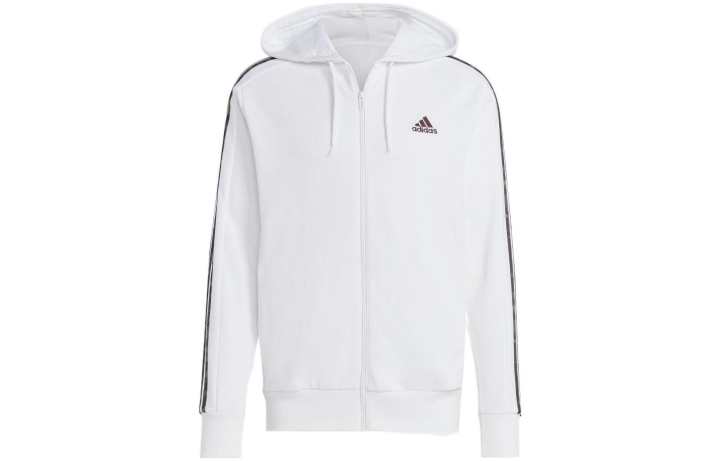Adidas Adidas Essentials French Terry 3 Stripes Full Zip Hoodie