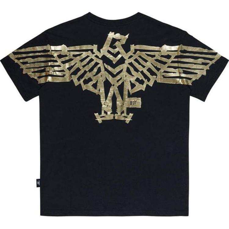 Boy London T Shirt Unisex Black Gold