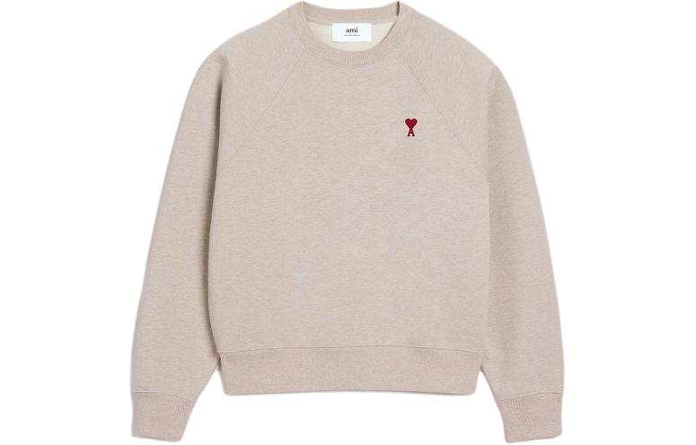 AMIPARIS Ami Paris Ami De Coeur Logo Detailed Long Sleeved Sweatshirt