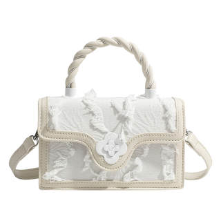 Bywhich Woolen Shoulder Bag Regular Women's White