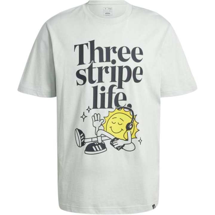 Adidas Adidas T Shirt Men's Linen Green