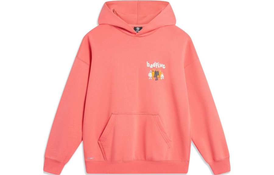 Li-Ning Li Ning Badfive Sweatshirt Men's Phosphorus Red