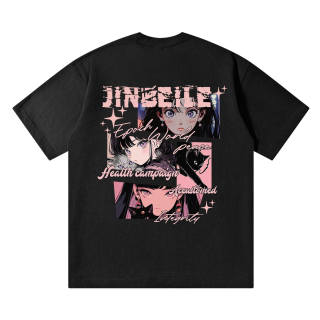 JINBEILE T Shirts Unisex Crew Neck Moderate Heavyweight