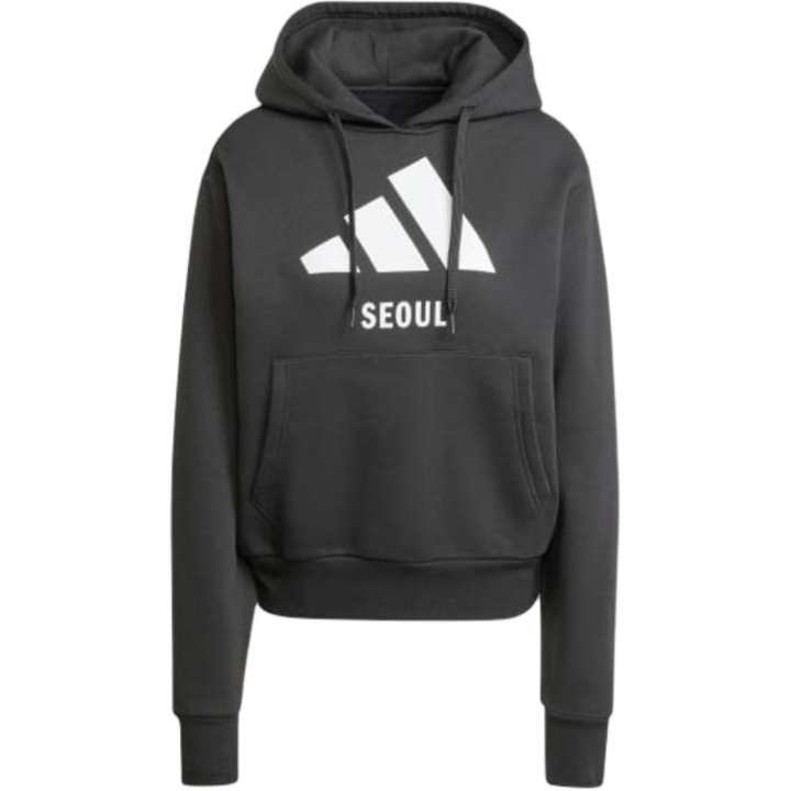 Adidas Adidas Sweatshirts Unisex Black Hooded Moderate