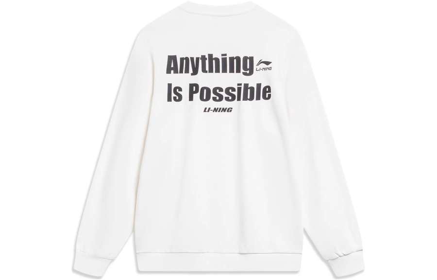 Li-Ning Li Ning Sports Fashion Collection Sweatshirt Men's White