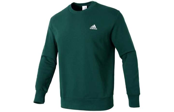 Adidas Adidas Sweatshirts Men's Green Crew Neck Moderate Regular