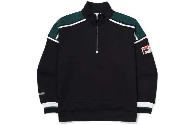 FILA Sweatshirts Unisex Black V Neck Moderate Other