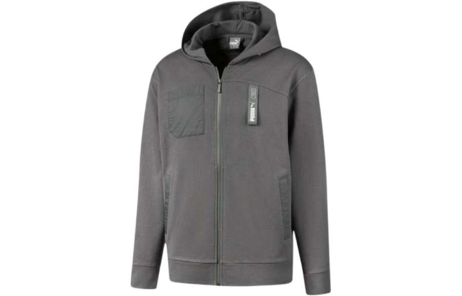 PUMA PUMA NU TILITY Sweatshirt Men's Lime Gray