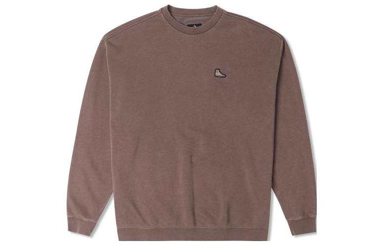 Converse Converse Sweatshirts Unisex Brown Crew Neck Moderate Regular