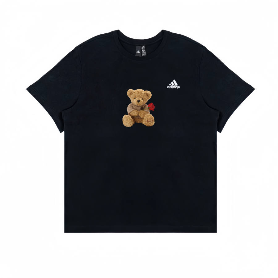 Adidas Adidas T Shirts Unisex Black Crew Neck Moderate Straight Fit