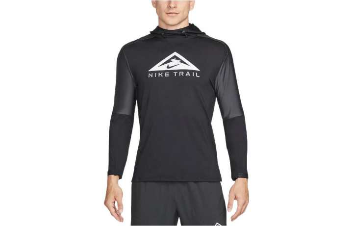 Nike Nike Sweatshirts Men's Black Hooded Moderate Regular