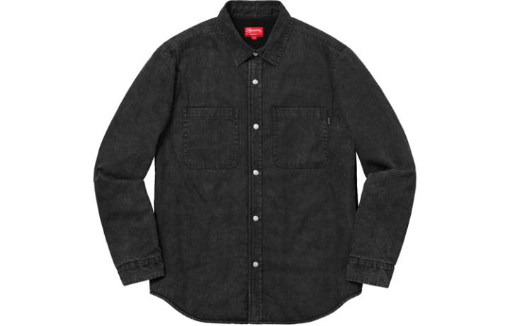 Supreme Supreme Sherpa Lined Denim Shirt