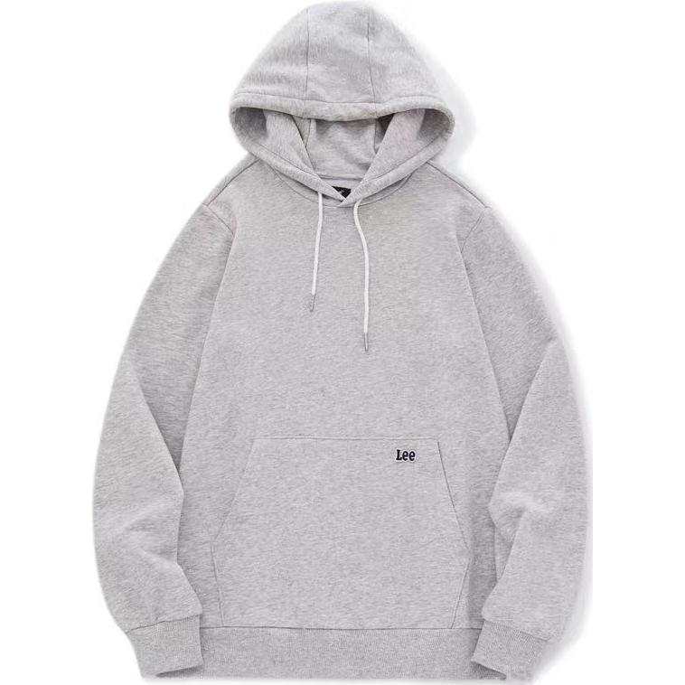 Lee Lee Sweatshirts Men's Gray Hooded Moderate Regular