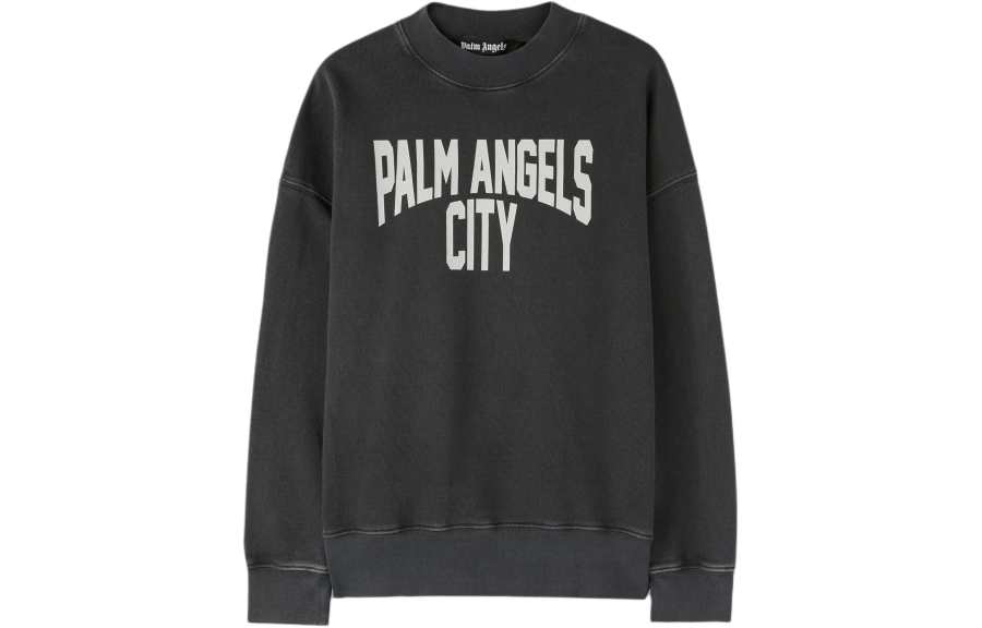 PALM ANGELS Palm Angels City washed-effect sweatshirt
