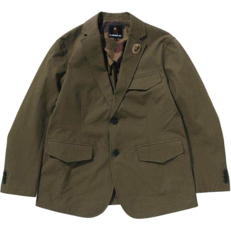 A BATHING APE Bape Light Metal Button Blazer Jacket