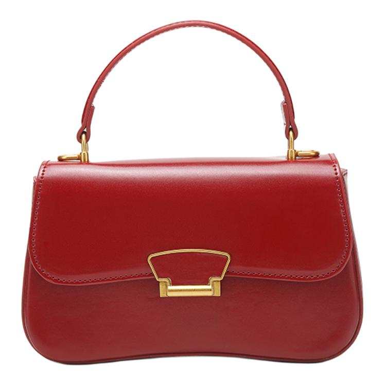 PAYOT Microfiber Synthetic Leather Shoulder Bag, Crossbody Bag, Handbag Regular Women's Burgundy/Brown/Black