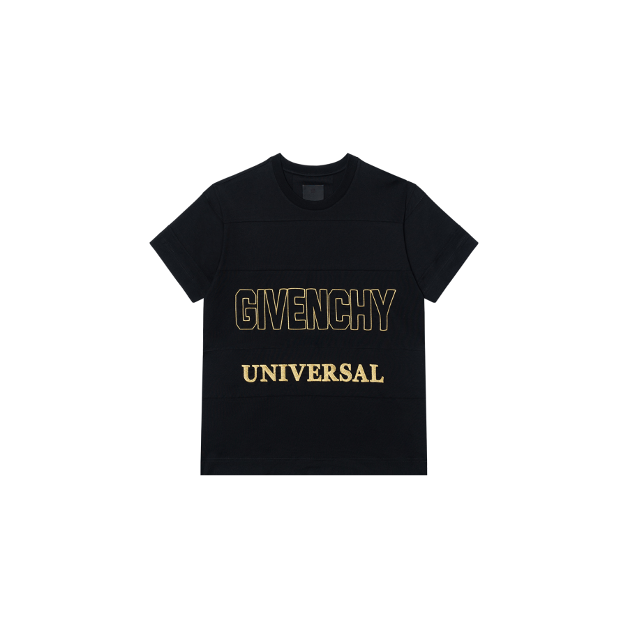 Givenchy Givenchy T Shirts Men's Black Crew Neck Moderate Straight Fit