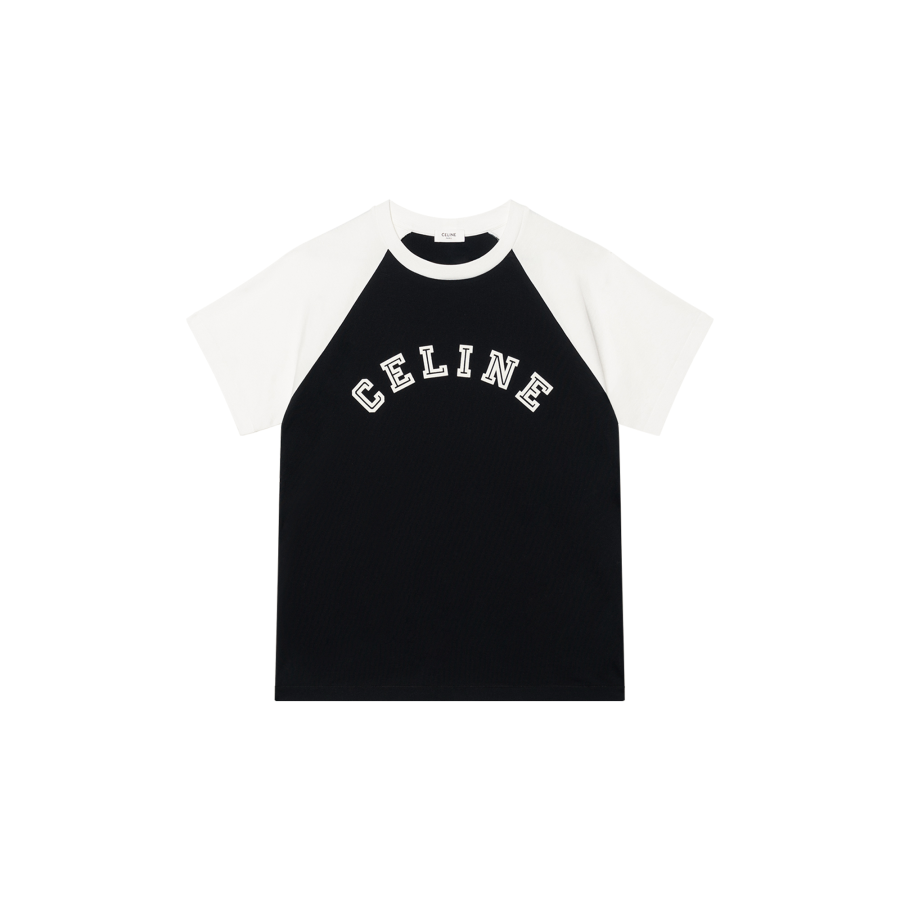 CELINE Loose T shirt In Cotton Jersey