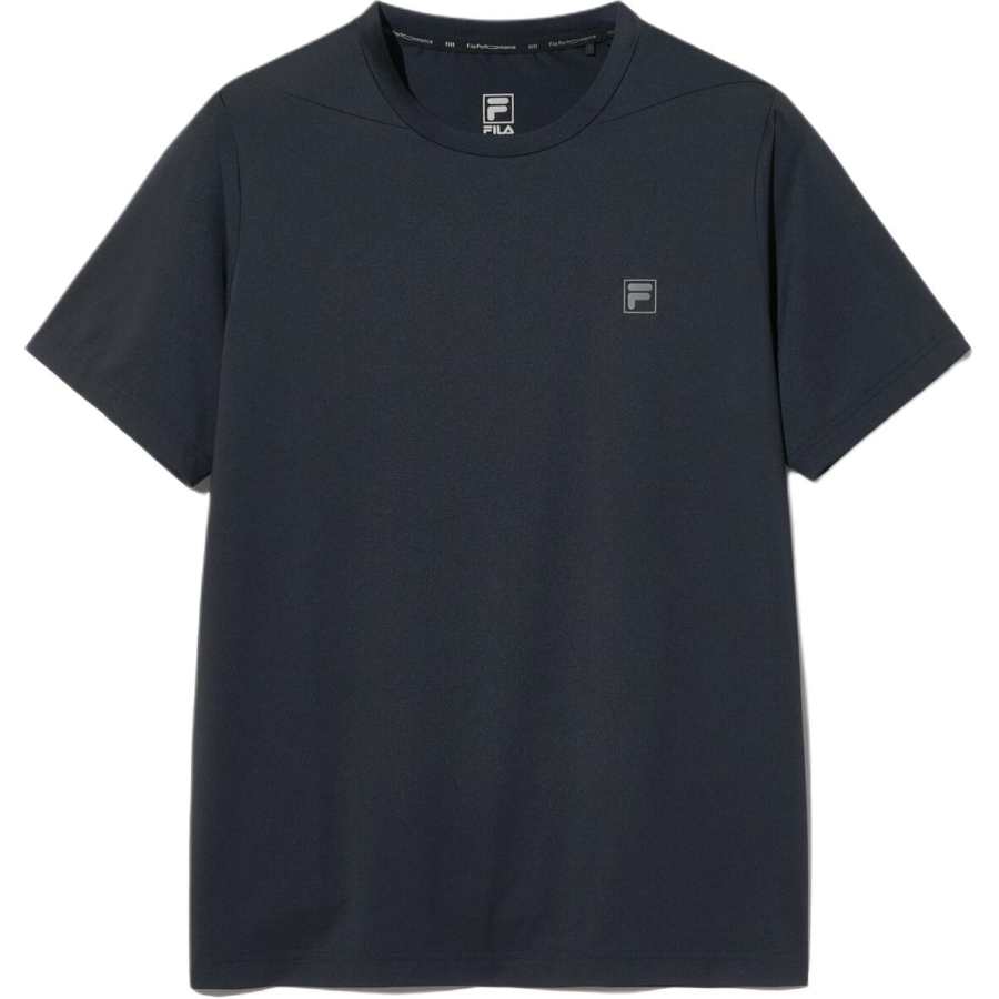 FILA T Shirts Unisex Black Crew Neck