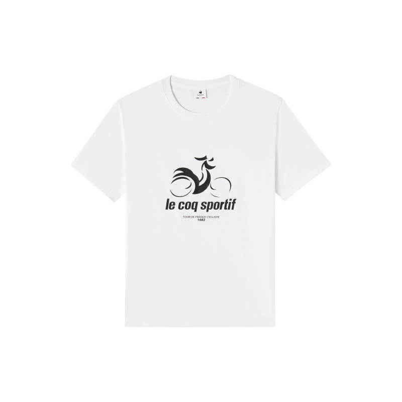 Le Coq Sportif T Shirts Men's Crew Neck Moderate Straight Fit