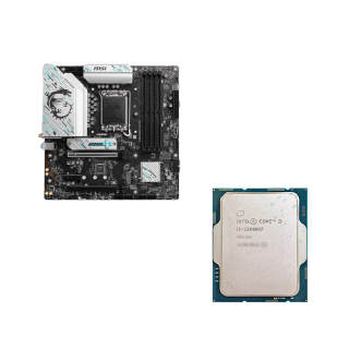 MSI Intel I5 12600KF+B760M GAMING PLUS WIFI DDR4 CPU Motherboard Kits