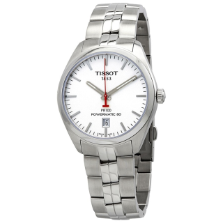 TISSOT PR100 Collection Automatic Mechanical Movement 100m Waterproof Men's Watches Watch 39mm Silver Dial