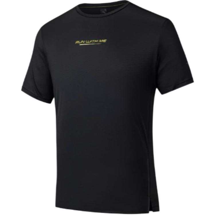 ANTA Anta Running Collection T Shirt Men's Basic Black
