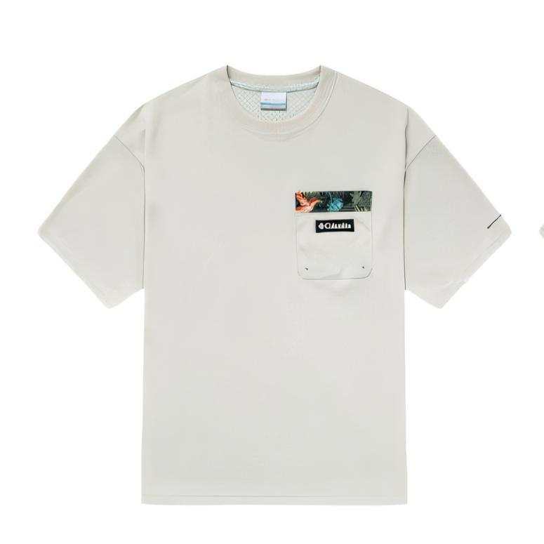 Columbia T Shirt Men's Light Gray