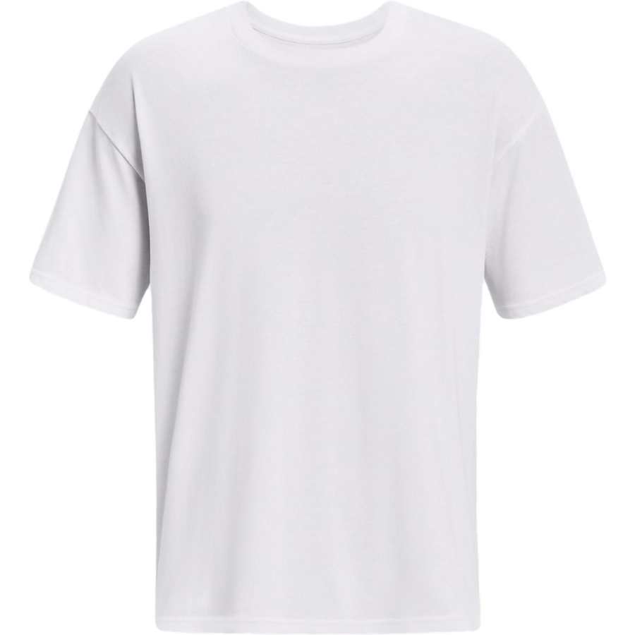 Under Armour T Shirts Men's White Crew Neck Moderate Straight Fit