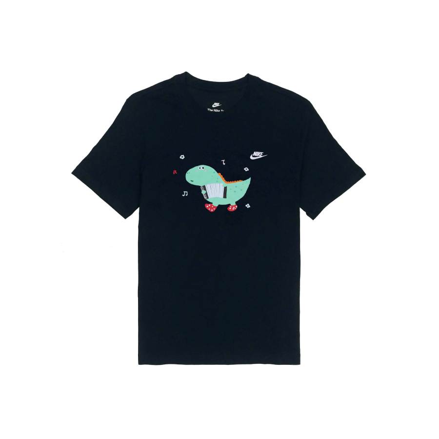 Nike Nike T Shirts Unisex Black Crew Neck Moderate Straight Fit