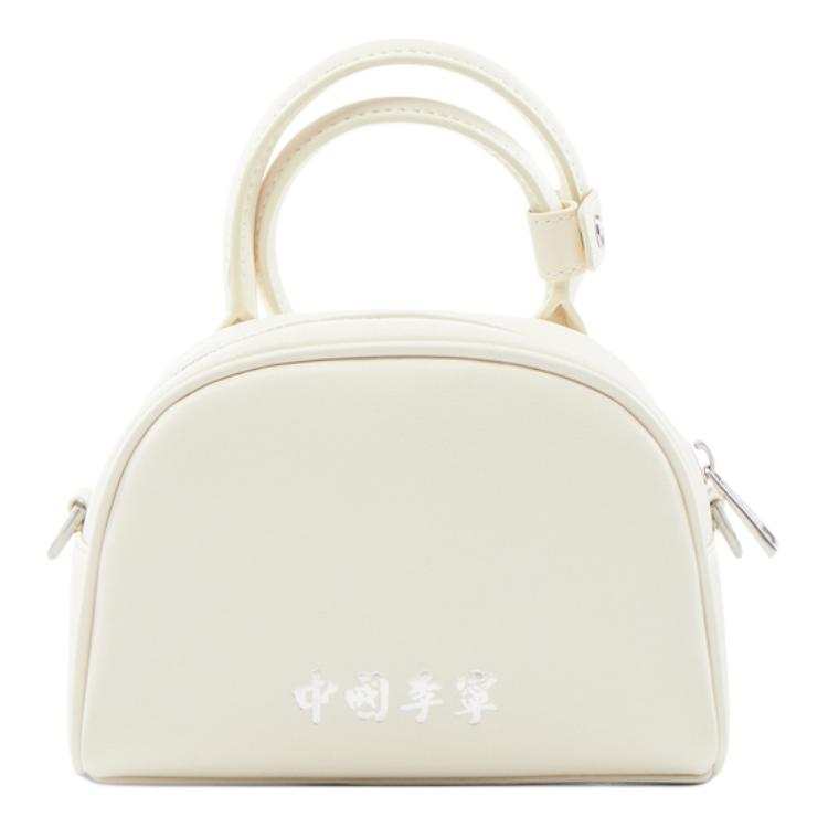 Li-Ning Li Ning Text Handbag Women's Ecru