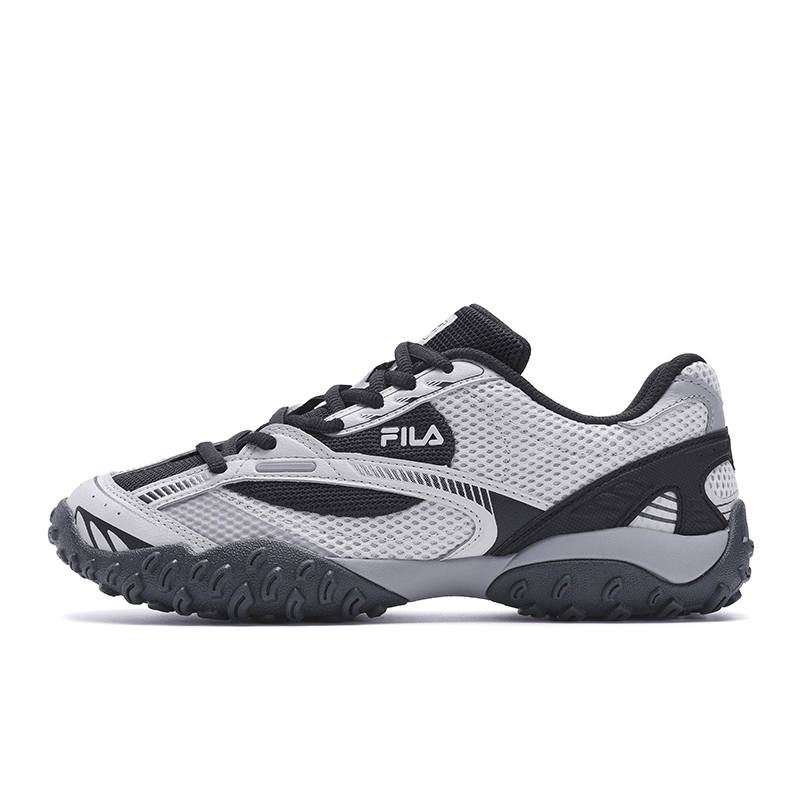 FILA ECHAPPE Abrasion Resistant Breathable Low top Casual Shoes Women's Black Gray